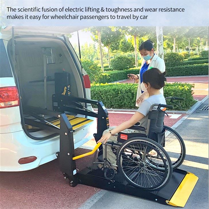 Elevador de silla de ruedas eléctrico para furgoneta